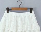 French-style Elegant Stand-up Collar Tie-waist Slim-fit Pleated Long-sleeve Shirt For Women With Waist Lace Cake Skirt QXS5