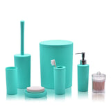 Modern Plastic Bathroom Accessories Set With Soap Dish And Toothbrush Holder