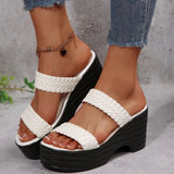 Women Sandals 2026Summer New Outdoor Beach Sandals Comfortable  Wedges Shoes for Women Design Casual Sandals Size 35-42
