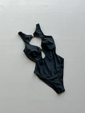 2026 New Summer Women Sexy Hollow Out One-piece Suit Swimwear Bodysuit Ring Decor Swimsuit High Waist Push Up Monokini Beachwear