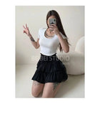 Cake Skirt White Fluffy High Waisted Girlish Style Short Half Skirt Black Ballet Skirt Fashion Sweet Korean Women 2026 New 55OK