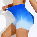 Summer Women Yoga Shorts Sportswear Woman Gym High Waist Sports Shorts Fitness Running Activewear Tummy Control Workout Leggings