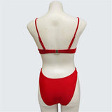 S - XXL 13 Colors Underwire Brazilian Bikini Female Swimsuit Women Swimwear Two-pieces Bikini set Bather Bathing Suit Swim K7494