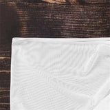 Beachwear Hip Skirt Translucent Sexy Swimsuit Beach Skirt Seaside Holiday Gauze Skirt Ruffled Overskirt Mesh Drawstring Solid