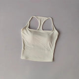 Women's Cross-Back Yoga Sports Vest One-Piece Cup Versatile Training Fitness Bra Colorful Fitness Clothing for Active Women