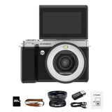 18X 80MP Digital Camera Flip Screen Front Rear Dual Lens Selfie Vlog Camcorder 4K Camera For Livestream Wide Angle Macro Lens