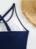 2026 Sexy Strappy Swimsuit One Piece Solid Swimwear Women Bathers Bathing Swimming Swim Suit Female Summer Beachwear