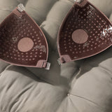 Invisible underwear seamless beauty back and chest patches front button closure reusable women bra C2431