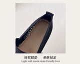 Women Leisure Flats Breathable Mesh Spring Summer Flat Shoes For Female Daily Walking Shoes Square Toe Ladies Fashion Footwear