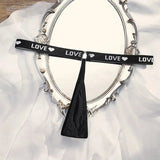 1pcs Letter Low Waist Fashion Sexy Women Thongs Sexy Lingerie Breathable Lady G-string Underwear T-back Black Female Panties