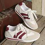 Spring Autumn Patchwork Women's Sneakers 2025 New Striped Platform Spprt Sneakers Women Comfort Plus Size Non Slip Running Shoes