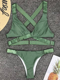 Sexy Brazilian Velvet Bikini 2025 Women Swimsuit Female Swimwear Two Pieces Bikini set Adjust Bandage Bather Bathing Suit Swim