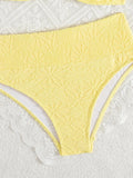 S - XL Underwired V Shaped Female Swimsuit High Waist Bikini Women Swimwear Two-pieces Bikini Set Bather Bathing Suit Swim Lady