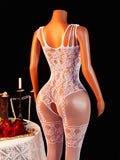 Hot Women Breastless Bodystocking Crotchless Bold Sex Lingerie Erotic Babydoll Porn Bodysuit Open Bra Desire Underwear