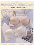 MOYISU 2025 Summer Bra Small Bust Strapless Anti Slip Half Cup Seamless Lift Enhancer Anti Sagging Breathable Invisible Bralette