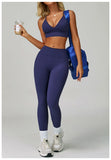 Breathable Sports Bra Fitness Top Women Yoga Bra Shockproof Crop Top Push Up Adjustable Shoulder Strap Sport Bra Gym Workout Top