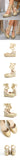 European Size Leisure Summer Espadrilles Sandals Rhinestones High Heels Wedges Sandals Shoes Women Comfy Walk Platform Sandal