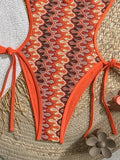 Printed Halter V Neck One Piece Swimsuit Women Swimwear Female Backless Monokini High Leg Cut Bather Bathing Suit Swim Bodysuit