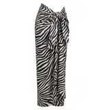 New Zebra Leopard Printed Swimsuit With Cover Up Women Swimwear Sexy Swim Suit Bikinis Female Bodysuit Bathing suit Beachwear