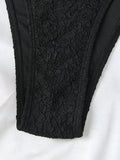 2026 Ring Linked Bandeau Bikini Solid String Swimwear Female Sexy Swimsuit Women Bathers Bathing Swimming Swim Suit Beachwear