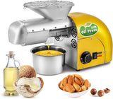 New Stainless Steel Oil Press Machine Commercial Home Oil Extractor Expeller Presser Press Press Hydraulic Sunflower Oil Press