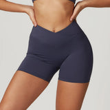 Yoga Shorts Women High Waist Workout Shorts Fitness Yoga Tights Lift Butt Fitness Ladies Yoga Gym Running Short Pants Sportswear