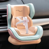 For Labubu Car Doll Safety Seat Cartoon Chair Model for Car Kawaii Ob11 Doll Seat Outlet Decor Car Interior Styling Accessories