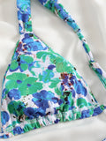 2025 Brazilian Thong Bikinis Strappy Swimsuit Women Sexy Printed Swimwear Female Bathers Swimming Bathing Swimming Swim Suit