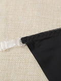 Ladies Sexy Invisible Casual Comfortable Black And White Solid Color Thong Combination C314