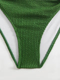 High Waist Bikini 2026 Women Sporty Swimsuit Solid Sexy Striped Swimwear Female Bathers Bathing Swimming Swim Suit Beachwear
