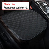 Kcimo Pu Leather Car Seat Cover Seat Back Soft Cushion Universal Front and Rear Car Seat Cushion Chair Carpet Pad Four Seasons