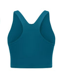 2026 Sporty Swim Vest Swimsuit Only Tops Padded Swimwear Women Solid Bathers Bathing Swimming Suit Female