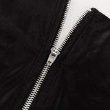 FDYOUI Sexy Flare Sleeve Super-short Zipper Tops+Pleated Skirts 2 Piece Set Women Patchwork Black Ball Gown Evening Party Dress
