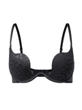 Plunge Deep V Bra Underwear Lace Push up Bra Sexy Lingerie Bralette Sexy Cleavage Bra with Underwire Lightly Padded Low Cut Bra