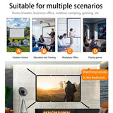 Extended soft screen 60 inches/72 inches/84 inches/100 inches/120 inches/150 inches. Multiple sizes to choose from.