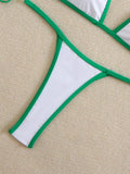 DEKA Sexy Micro Bikini Cover Up Women Swimsuit Brazilian Baby Swimwear Bathing Suit 3 Piece Triangle Bikinis Set Beach Wear