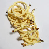 10PCS Women Elastic Hair Rubber Bands High Quality Girls Hair Bands Hair Scrunchies Gold Plated  Hair Accessories Hair Gum/Tie