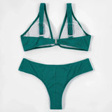 ZTVitality Solid Knotted Sexy Women Swimsuit 2025 New Arrival Bikini Push Up Padded Bra Beach Swimwear Female Brazilian Biquini