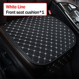 Kcimo Pu Leather Car Seat Cover Seat Back Soft Cushion Universal Front and Rear Car Seat Cushion Chair Carpet Pad Four Seasons