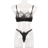 Flounce Sexy Lingerie Lace Transparent Women's Underwear Hot Delicate Erotic Lingerie Set Porn Exotic Sets Sexiest Outfit