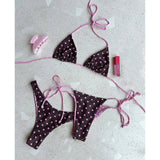 3 piece Bikini Set Micro Bikini Push Up Women Swimsuit 2026 Sexy Swimwear Brazilian Biquini Swim Suit Print Beachwear Female