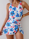 2026 Sexy Swimsuit One Piece Printed Strappy Swimwear Women Bathers Bathing Swimming Swim Suit Female Beachwear XXL