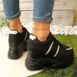 Chunky Platform Sports Sneakers Women Fashion Lace Up Thick Bottom Vulcanized Shoes Woman Plus Size 42 Non Slip Sport Shoes
