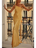 Spring Summer Slim Off Shoulder Evening Dresses Women Solid Color Slant Collar Backless Package Hip Bodycon Party Dress Female