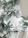 New Sexy 3 Pieces Suit for Women Neck Hanging Bikini Set+Cover-up Swimwear Sunproof Tankini High Waist Shorts Swimsuit Beachwear