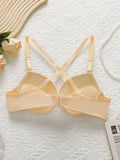 Thickened skin tone bra and beautiful back Push Up Bra  with Padded Underwire Lingerie for Women - Sexy Underwear ﻿A2122