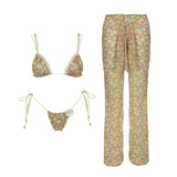 2026 Fashionable Boho Chic Bikini Set with Unique Paisley Design Perfect for Beach Wear and Pool Parties Summer Getaways