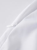 Womens Elegant Satin Mini Skirt Fashion Stylish Mid Rise Lace Trim Irregular Skirt Casual Skirt for Daily Life Party Summer Club