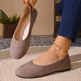 Women Flats Shoes Comfortable Knit Ballet Flat Shoes Women Casual Slip on Loafers Office Boat Sneakers Women Zapatos De Mujer