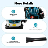 Gas Backpack Leaf Blower 4-Stroke With Cruise Control For Lawn